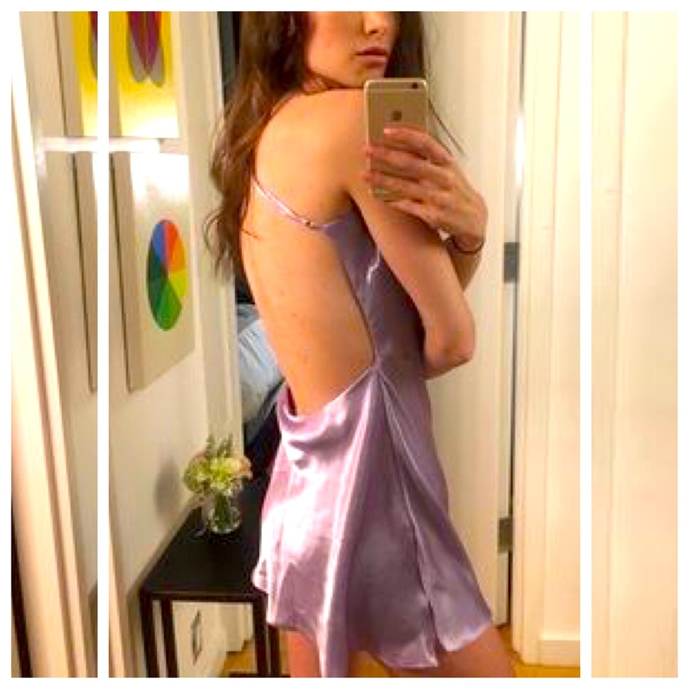 Victoria's Secret Satin Slip Dress L.